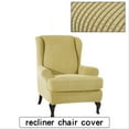 thumbnail image 2 of Amdohai Sofa Covers Wing Chair Elastic Fabric Stretch Couch Slipcover Polyester, 2 of 7