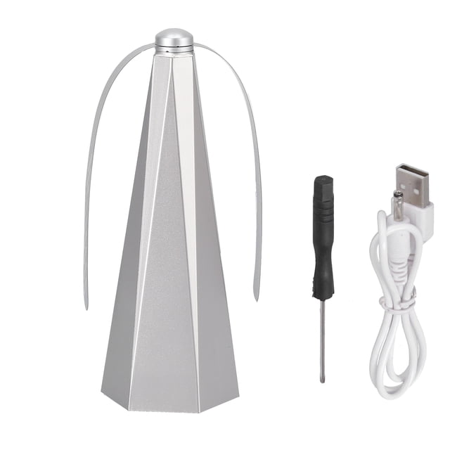 Ventilador repelente de mosquitos Hexagonal, silencioso, automático, alimentado por USB, repelente de moscas para el hogar y al aire libre
