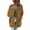 Brown, variant on Fuzzy Coat for Women Soft Fleece Winter Jacket Open Front Button Cardigan Warm Casual Coats with Pockets Ladies Coats Winter Brown L