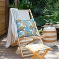 thumbnail image 4 of Outdoor Throw Pillow Covers 18\u201dx18\u201d, Decorative Pillow Covers for Patio Furniture, Modern Cushion Cases for Garden Couch Home Sofa Bed Office Chair, Pack of 2, Piermont Leaves Blue, 4 of 5