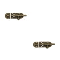thumbnail image 1 of Riwesomey Pestillo de puerta estilo chino Vintage reemplazo decorativo hogar Hotel armario cajón pernos cerradura hebilla deslizante Hardware Bronce 2Conjunto, 1 of 6