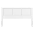 thumbnail image 4 of Madison King Solid Wood Panel Headboard in White, 4 of 8