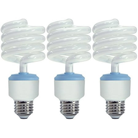 5 Light Cfl - Set of 3 GE Lighting 67466 Reveal CFL 3-way 32/25/16-Watt (150-watt replacement) 1935/1440/540-Lumen T3 Spiral Light Bulb with Medium Base
