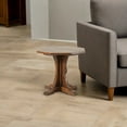 thumbnail image 2 of Crafters and Weavers Mission Solid Oak Mouse Detail End Table, 2 of 3
