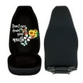 thumbnail image 4 of Xoenoiee Sunflower Butterfly - Don't Ever Doubt Your Worth Print 2pcs Car Seat Covers Vehicle Bucket Seat Cover Breathable Driver Seat Covers Universal Fit Car Seat Covers, 4 of 6