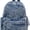 Blue, variant on Sunyuer Women Mini Denim Backpack, Vintage Daisy Floral Embossed Small Backpack, Lightweight Casual Daypack, Multi‑Pocket Compact Shoulder Bag for Travel Shopping Daily Use