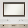 thumbnail image 7 of Amanti Art Custom Wall and Bathroom Mirror (30.75 x 48.75 in.), Cyprus Walnut Frame, 7 of 7