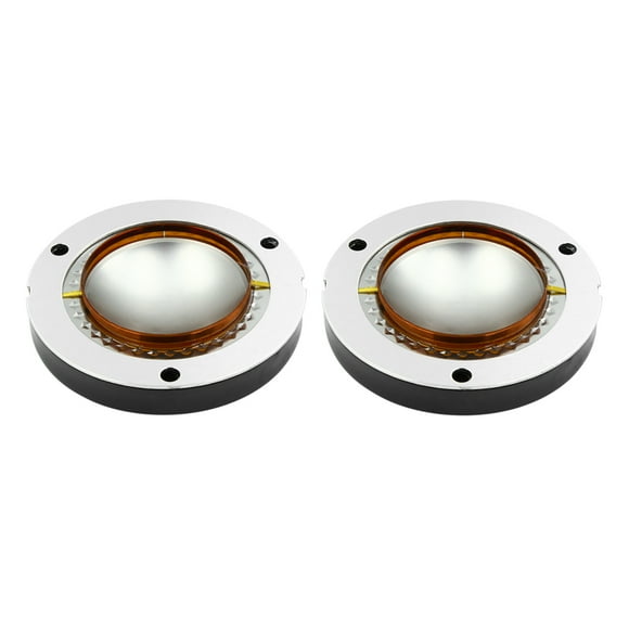 2Pcs 44,4mm Altavoz Agudo Bobina de Voz Diafragma de Altavoz con Soporte de Sustitución