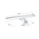 thumbnail image 2 of AC110-240V Espejo LED Luz delantera Baño LED Espejo Lámpara Gabinete de pared Luces Doble f Abanopi Luz de espejo LED, 2 of 7