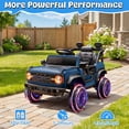 thumbnail image 6 of iYofe 12V Licensed Ford Bronco Raptor Powered Ride-On Truck with Remote Control for Kids, Ages 3+, Blue, 6 of 7