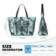 thumbnail image 4 of Fotbe Butterflies Skull Bows Bolsa de Viaje para Playa - Resistente al Agua, Bolsa Tote de Gran Capacidad y Ligera con 7 Bolsillos para Mujeres y Hombres, 4 of 7