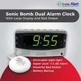 thumbnail image 2 of Sonic Alert Extra Loud Dual Alarm Clock with Super Shaker - SB200SS, 2 of 6