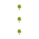 thumbnail image 4 of Inteprter 20 piezas modelo árbol casa decoración plástico planta Artificial miniatura 5cm Type1 NO1, 4 of 6