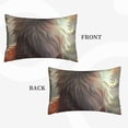 thumbnail image 4 of Fotbe Mystic Fox With Halo Pillow Cases - Envelope Closure - Luxury, Extra Soft, Cooling Pillow Covers - Wrinkle, Fade, Stain Resistant-14"x20", 4 of 8