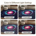 thumbnail image 7 of ODIKA 8'x10' Washable Area Rug Deep Navy Black Galaxy Starry Nebula Theme Meteorite Uranus Themed Cosmic Vortex with Trails for Dining Room, Large Office, Lounge, Non-Slip Chair-Friendly Mat, 7 of 7