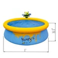 thumbnail image 4 of JLeisure Bee Spray 12010 5 Foot x 16.5 Inch Inflatable Above Ground Kids Swimming Pool, 4 of 6