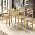 thumbnail image 2 of Coaster Company 3-Piece Breakfast Table Set, Natural, 2 of 19