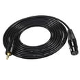thumbnail image 4 of Cable de micrófono estéreo de 3,5 mm TRS macho a XLR 3P hembra, color negro 5m, 4 of 9