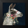 thumbnail image 2 of Borges, Victoria 12x12 Black Modern Framed Museum Art Print Titled - Lovely Llama I, 2 of 5