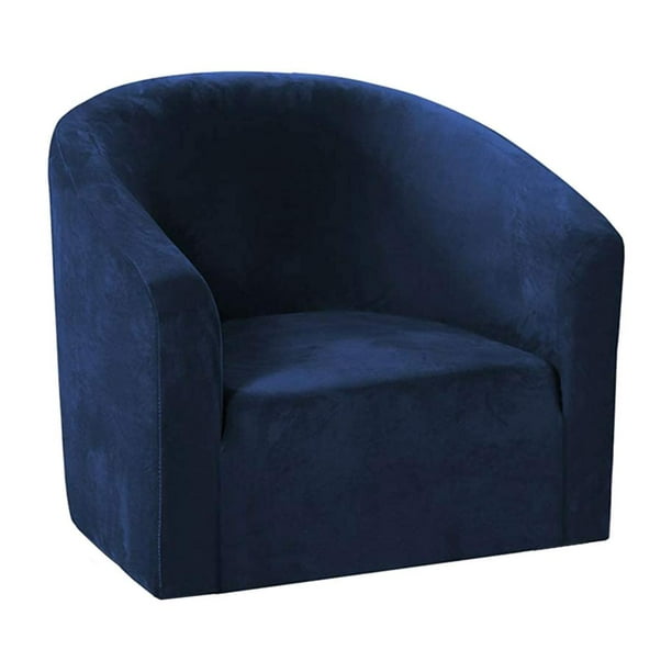 Funda para sillón, funda para sofá, protector de muebles, funda de ajuste elástico azul marino