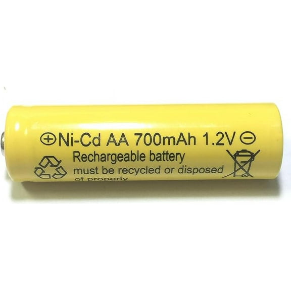 700mah AA NiCd 1.2v Rechargeable Batteries Garden Solar Ni-Cd Light LED S (Pack of 12)