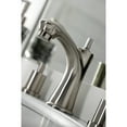 thumbnail image 4 of Kingston Brass KB7968SVL Serena Widespread Bathroom Faucet with Pop-Up Drain, Brushed Nickel, 4 of 8