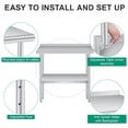 thumbnail image 2 of Bingirl 48 x 24 Inches Commercial Heavy - Duty Stainless Steel Prep Table with Backsplash and Adjustable Under Shelf for Kitchen and Restaurant Business, 2 of 6