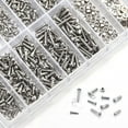 thumbnail image 5 of 1000Pcs Micro Glasses Shaped Mini Sunglasses Assortment Screw Watch Nut Repair Kit For Stainless Steel Screws, 5 of 7