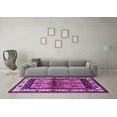 thumbnail image 3 of Ahgly Company Indoor Rectangle Persian Purple Traditional Area Rugs, 3' x 5', 3 of 4