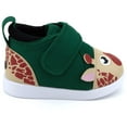 thumbnail image 3 of Giraffe Squeaky Toddler Shoes V2 | Green, 3 of 5