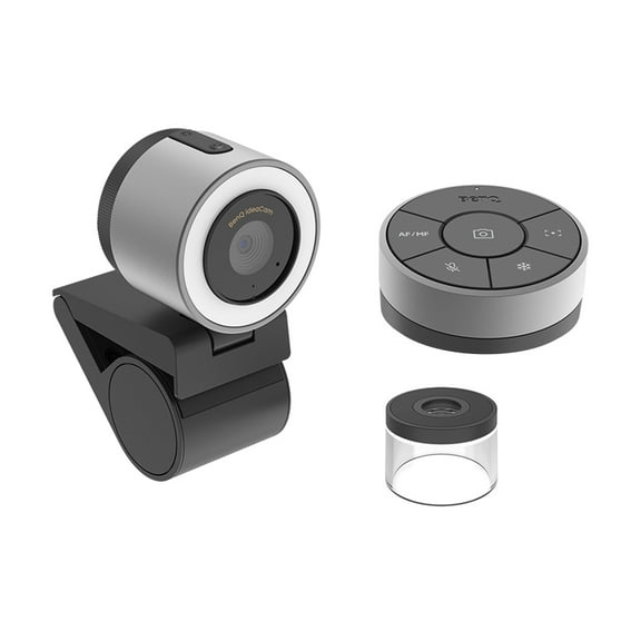 BenQ ideaCam S1 Pro All-In-One Webcam with Remote Controller and 15x Zoom Lens, Gray