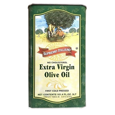 Supremo Italiano Extra Virgin Olive Oil, First Cold Pressed, 101.4 fl.oz.