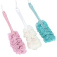 thumbnail image 2 of Wovilon Massage Brushes New Long Handle Hanging Soft Mesh Back Body Bath Shower Scrubber Brush Sponge, 2 of 3