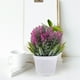 thumbnail image 2 of Adorno de flor de lavanda falsa con decoración de bonsái de lavanda de simulación de maceta, 2 of 6