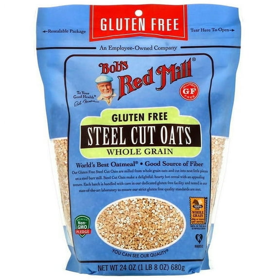 Bob's Red Mill Steel Cut Oats Gluten Free 24 oz pack of 4