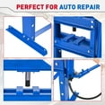 thumbnail image 4 of AOILE Hydraulic Shop Press, Heavy-Duty Adjustable h-Frame Garage Floor Shop Bearing Press with Stamping Plates to Straighten Bend or Press Parts, for Straightening/Automotive Repair/Garage Use, 4 of 7