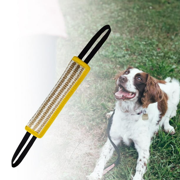 Tug Toy Bite Sleeve Training Bite Pillow con 2 Juego Interactivo Resistente a Desgarros para Jugar con Cachorros Alemanes , Amarillo Yinane Juguetes para morder perros