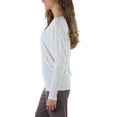 thumbnail image 6 of ToBeInStyle Women's Long Sleeve Dolman Top - Ivory - 3X, 6 of 7