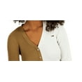 thumbnail image 2 of Tommy Jeans Womens Colorblock V-Neck Pullover Sweater, 2 of 3