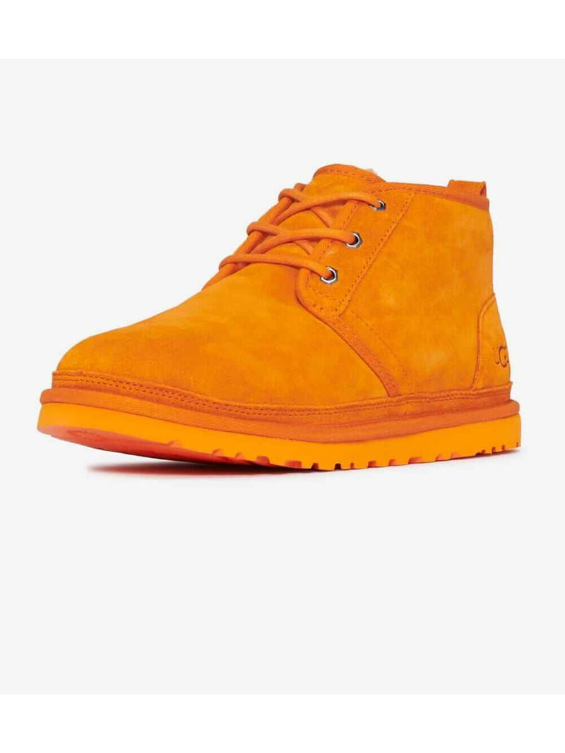 UGG Neumel 3236 Men's Orange Suede Fur Lined Ankle Chukka Boot