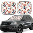 thumbnail image 6 of Kdxio Koi Fish And Corals Print 2-Piece Sun Shade Front Windshield - Foldable Car Front Window Sunshades for Most Sedans SUV Truck, 6 of 6