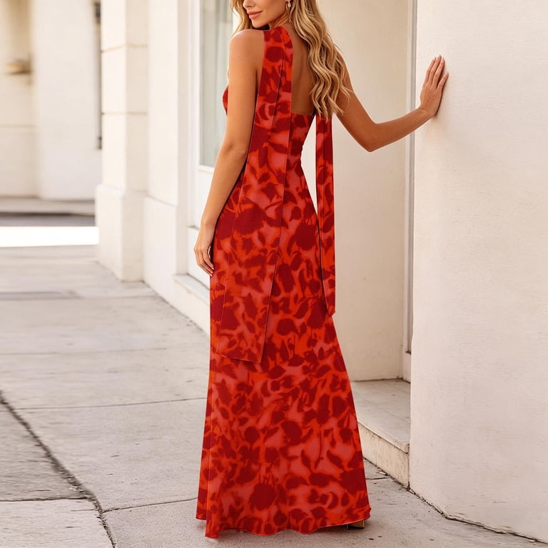 chiffon floral dress bodycon Autumn Pink Size Long Sleeve Dress Women Robe Long Chiffon Floral Bodycon Dress at Amazon Women's Clothing store