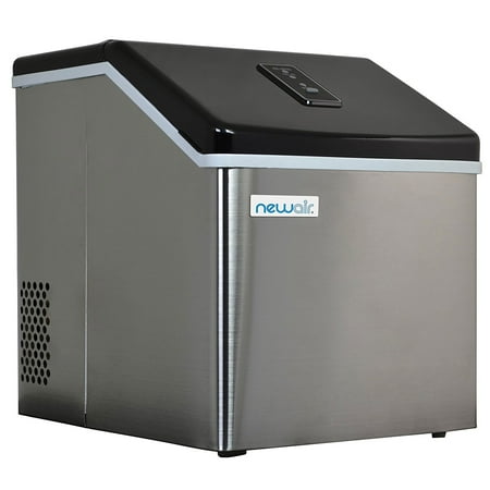 Newair Clearice40 Portable Countertop Clear Ice Maker Machine Newair Clearice40 Portable Countertop Clear Ice Maker Machine Stainless Steel Com
