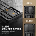 thumbnail image 4 of TONGATE for Samsung Galaxy Z Fold 6 Case with Stand,[Hinge Protection][Slide Camera Cover] Protective Armor Case,Privacy, 4 of 8