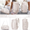 thumbnail image 3 of Bolsa de viaje MIYCOO impermeable con compartimento para zapatos de 46 x 25 x 25 cm, 3 of 7