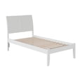 thumbnail image 2 of Lit Plateforme Simple en Bois Massif Portland, Blanc, 2 of 5