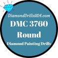 thumbnail image 1 of DMC 3760 ROUND 5D Diamond Painting Drills Beads DMC 3760 Medium Wedgewood Blue, 1 of 3