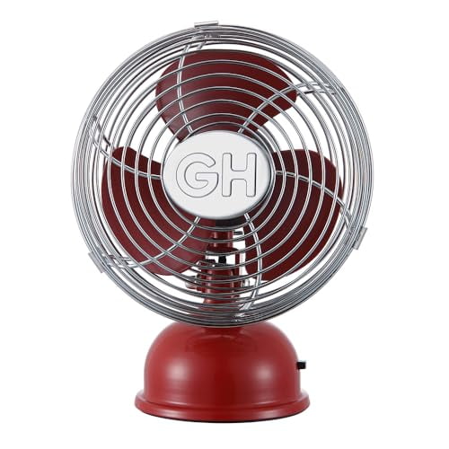 Ventilador USB de 5" totalmente metálico con oscilación Good Housekeeping