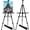 72BL 2-pack, variant on Art Painting Display Easel Stand, 72 Inches Metal Portable Adjustable Easels for Painting Canvases Height from 22-72" for Table-Top/Floor Paint and Displaying, Black 2-Pack