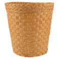 thumbnail image 1 of Woven Bamboo Waste Basket Handmade Lightweight Storage Holder for Home Organization and Trash, 1 of 5
